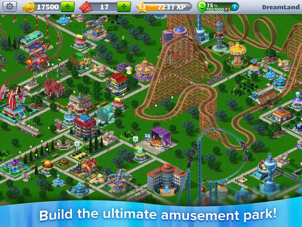 RollerCoaster Tycoon 4 Mobile Game Screenshot