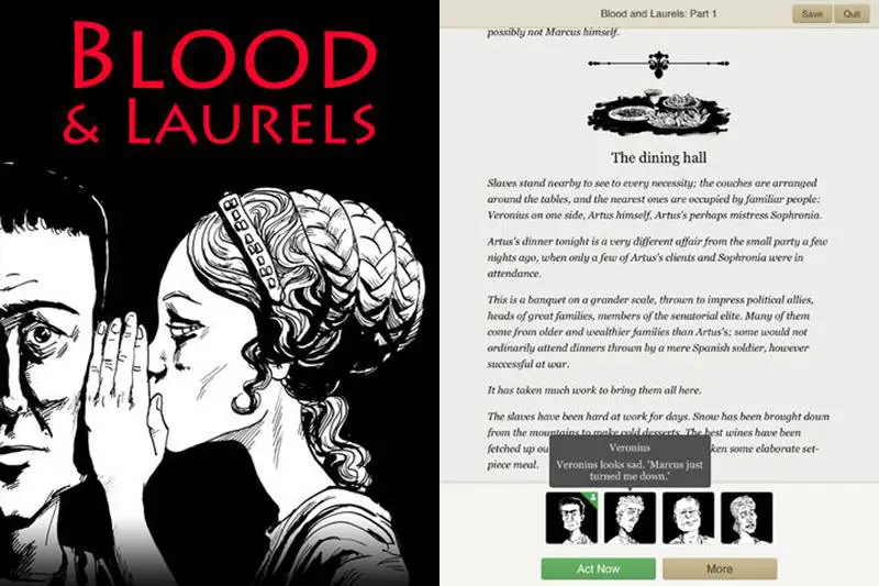 Blood & Laurels App Store