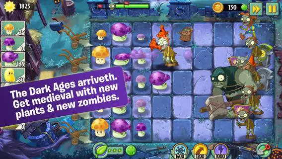 Plants vs Zombies 2 Dark Ages Update Part 1